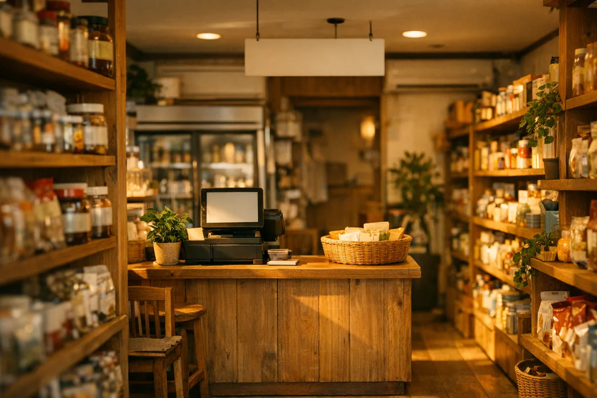 액세서리/잡화 포스기 — 매장 환경 예시